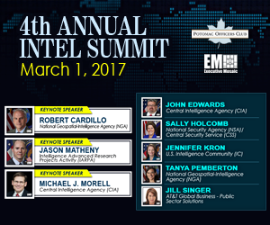 Potomac Officers Club Rounds Out Speakers List for the 4th Annual Intel Summit