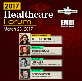 Potomac Officers Club Presents Speakers For 2017 Healthcare Forum