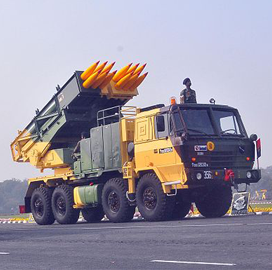 Report: India Eyes $2B Pinaka Multibarrel Rocket Launcher Procurement