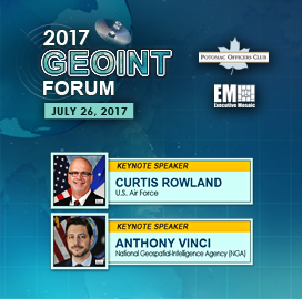 The Potomac Officers Club Adds Curtis Rowland to 2017 GEOINT Forum Panel