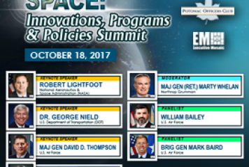 The Potomac Officers Club Adds William Bailey and Brig Gen Mark Baird as Panelists for Space: Innovations, Programs & Policies Summit