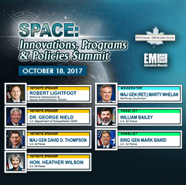 The Potomac Officers Club Adds William Bailey and Brig Gen Mark Baird as Panelists for Space: Innovations, Programs & Policies Summit