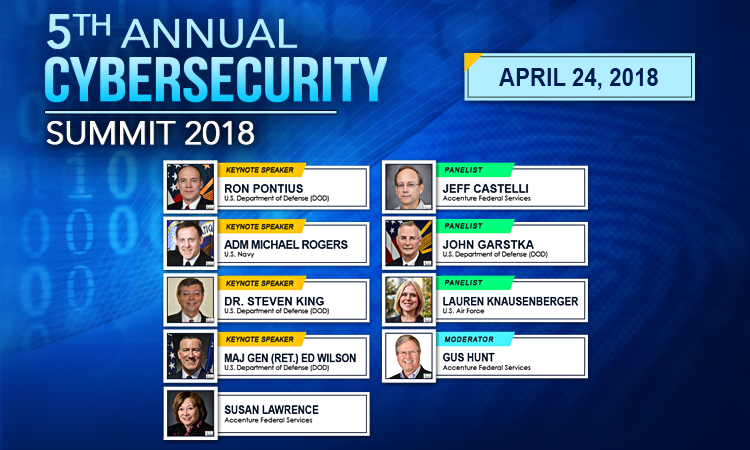 Potomac Officers Club Completes Keynote Speaker Lineup for the 5th Annual Cybersecurity Summit