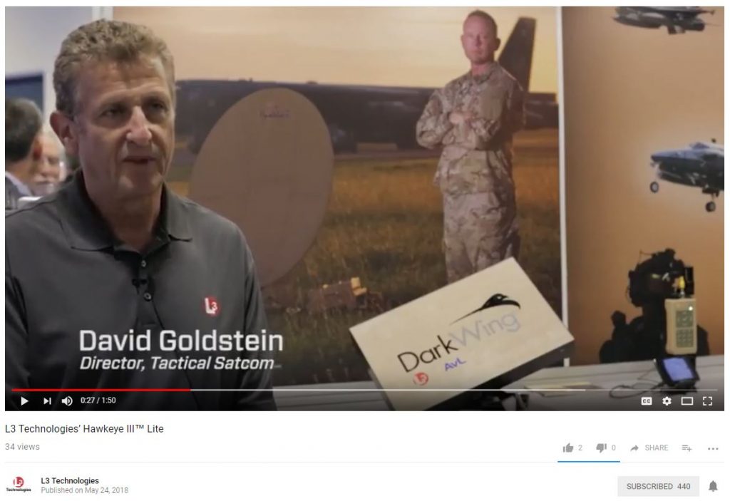 VIDEO L3 Technologies’ Hawkeye III™ Lite GovCon Wire