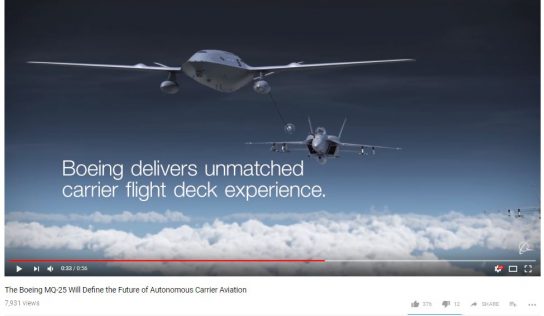 VIDEO: The Boeing MQ-25 Will Define the Future of Autonomous Carrier Aviation