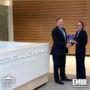 Jim Garrettson, CEO of Executive Mosaic, Presents Amy Gilliland Her Second Consecutive Wash100 Award