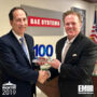 Jim Garrettson, CEO of Executive Mosaic, Presents Al Whitmore, President of I&S Sector for BAE Systems’ U.S. Arm, His Second Consecutive Wash100 Award