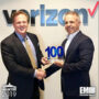 Jim Garrettson, CEO of Executive Mosaic, Presents Michael Maiorana, Public Sector SVP of Verizon, His First Wash100 Award