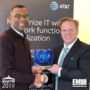 Jim Garrettson, CEO of Executive Mosaic, Presents Xavier Williams, President of AT&T’s Public Sector and Wholesale Solutions, His Second Consecutive Wash100 Award