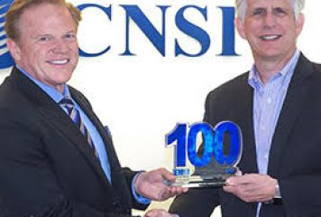 Jim Garrettson, CEO of Executive Mosaic, Presents Todd Stottlemyer, CEO of Client Network Services, Inc., His First Wash100 Award