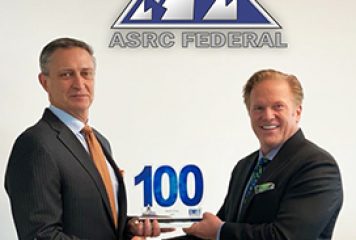 Mark Gray, President and CEO of ASRC Federal, Receives Sixth Consecutive Wash100 Award From Jim Garrettson, CEO of Executive Mosaic
