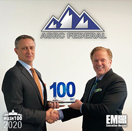 mark-gray-president-and-ceo-of-asrc-federal-receives-sixth-consecutive-wash100-award-from-jim-garrettson-ceo-of-executive-mosaic