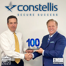 Constellis CEO Tim Reardon Receives Fourth Wash100 Award From Jim Garrettson, CEO of Executive Mosaic