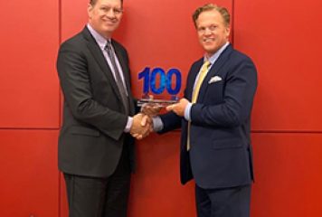 Rick Wagner, President of ManTech’s MCIS Group, Receives Third Consecutive Wash100 Award From Jim Garrettson, CEO of Executive Mosaic