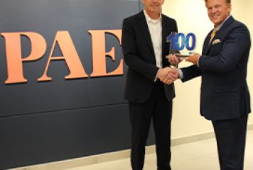 PAE CEO John Heller Receives Fifth Wash100 Award From From Jim Garrettson, CEO of Executive Mosaic