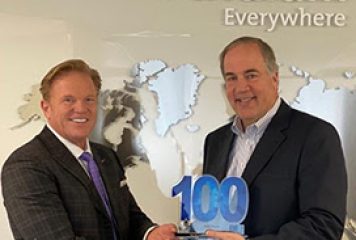 Matt Desch, CEO of Iridium Communications, Receives Sixth Consecutive Wash100 Award From Jim Garrettson, CEO of Executive Mosaic