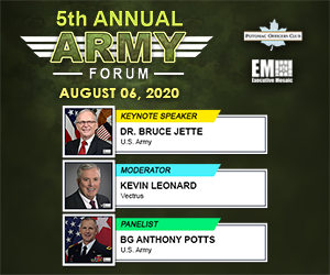 Potomac Officers Club’s 5th Annual Army Forum Coming Aug. 27th; Featuring Panelist Mike Wells of Vectrus