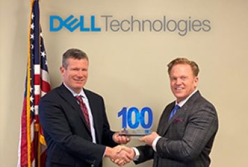 Jim Garrettson, CEO of Executive Mosaic, Presents Steve Harris, Dell Technologies’ SVP & GM, Fifth Consecutive Wash100 Award