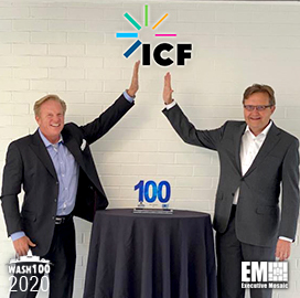 ICF CEO John Wasson Receives First Wash100 Award for Company Growth