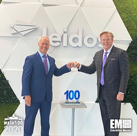 Gerry Fasano, President of Leidos Defense Group, Receives First Wash100 Award From Executive Mosaic CEO Jim Garrettson