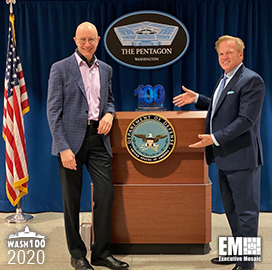 Michael Conlin, DoD’s Chief Business Analytics Officer Receives First Wash100 Award From Executive Mosaic CEO Jim Garrettson