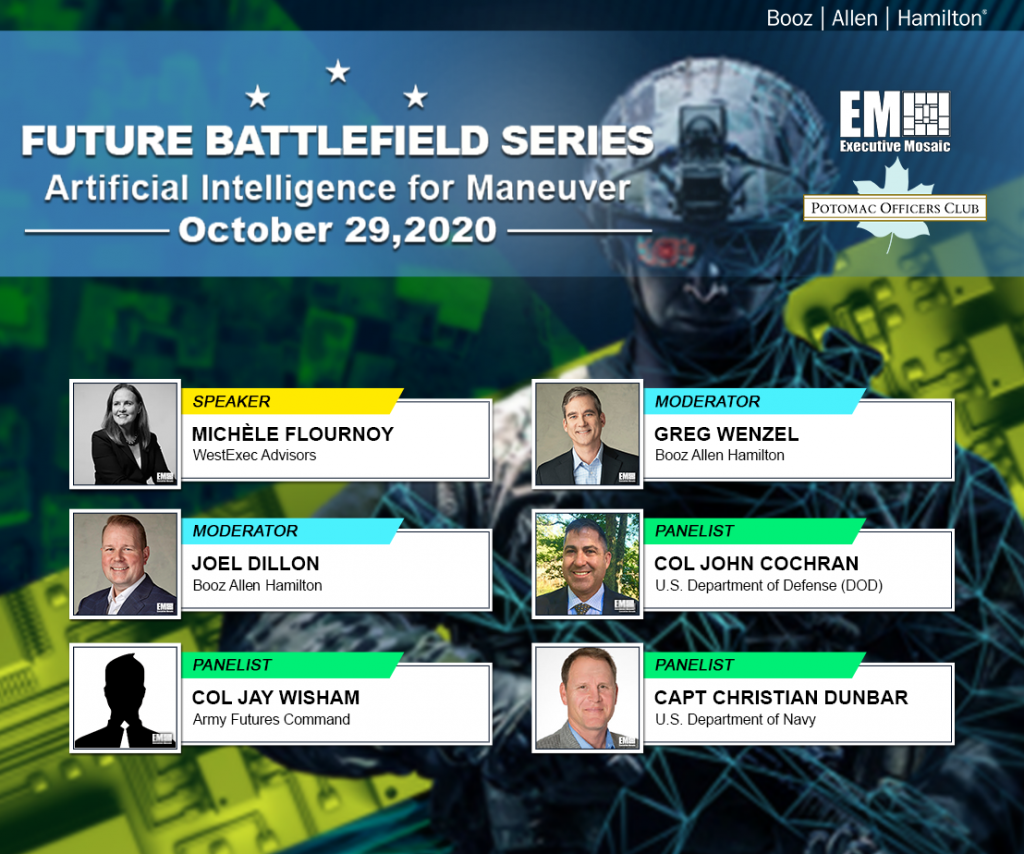 Potomac Officers Club to Host Expert Panel During Artificial Intelligence for Maneuver Virtual Event