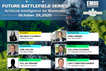 Potomac Officers Club to Host Artificial Intelligence for Maneuver Virtual Event TODAY: Meet the Event’s Speakers