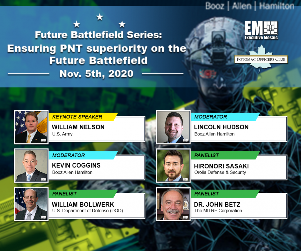 Potomac Officers Club to Host Expert Panel During Ensuring PNT Superiority on the Future Battlefield Virtual Event