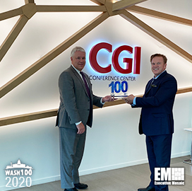 CGI President Tim Hurlebaus Receives Wash100 Award From Executive Mosaic CEO Jim Garrettson