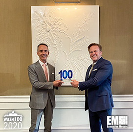 Former ODNI Principal Executive Andrew Hallman Receives First Wash100 Award