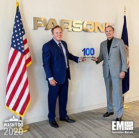 Parsons Chairman, CEO Chuck Harrington Receives First Wash100 Award for Company Growth, Expanding Defense Work