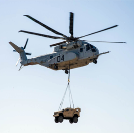 Sikorsky Gets $550M Navy Contract Modification to Build Additional Heavy-Lift Helicopters