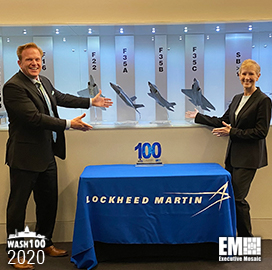 Michele Evans, EVP of Aeronautics Lockheed Martin, Receives First Wash100 Award