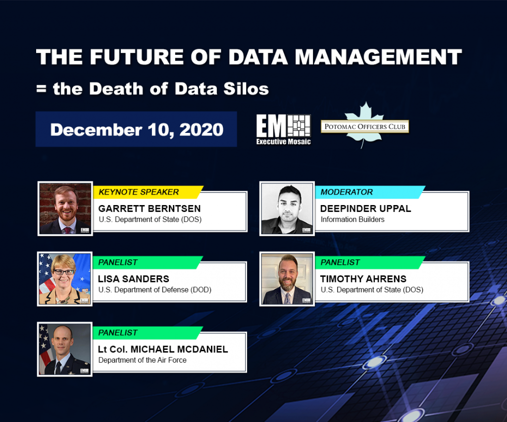 Potomac Officers Club to Host ‘The Future of Data Management’ Virtual Event TODAY at 10am; Learn More About the Featured Event Speakers