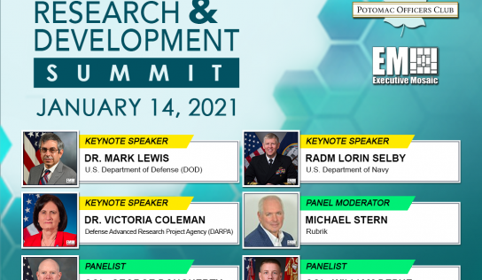 Potomac Officers Club to Host 7th Annual R&D Summit TODAY; Learn More About Event Speakers
