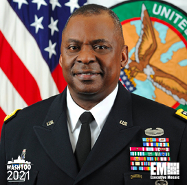 Gen. Lloyd Austin Named to 2021 Wash100 for His US Military Dominance, Future Warfare Tech Vision