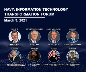 GovConWire to Host Navy: IT Transformation Forum TODAY at 9am; Learn More About Event Speakers
