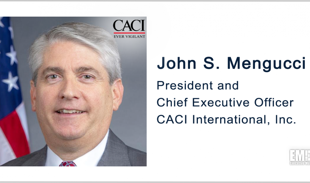 CACI Reports Nearly 6% Q3 Revenue Hike, $1.6B in Contract Awards; John Mengucci Quoted