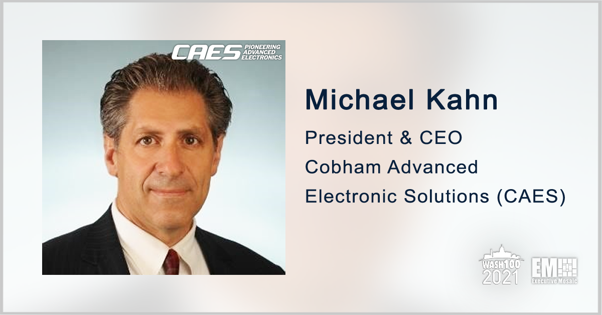 CAES to Supply Millimeter Wave Frequency Converter for 5G Application; Mike Kahn Quoted