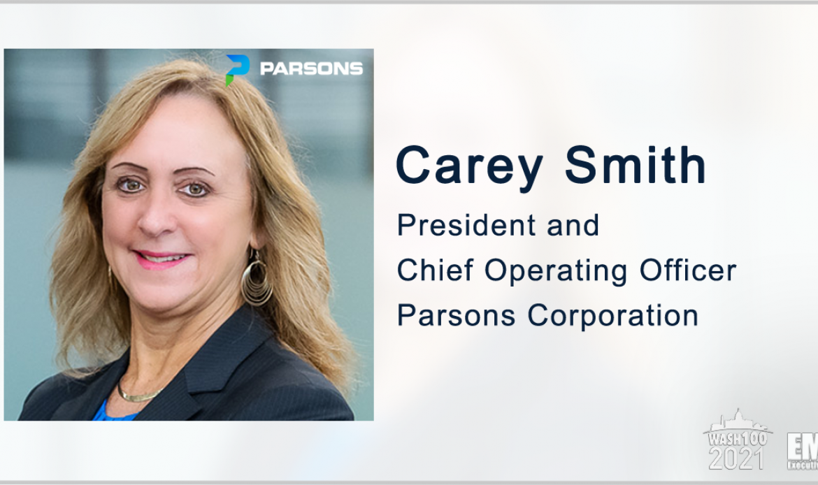 Carey Smith to Succeed Chuck Harrington as Parsons CEO in July
