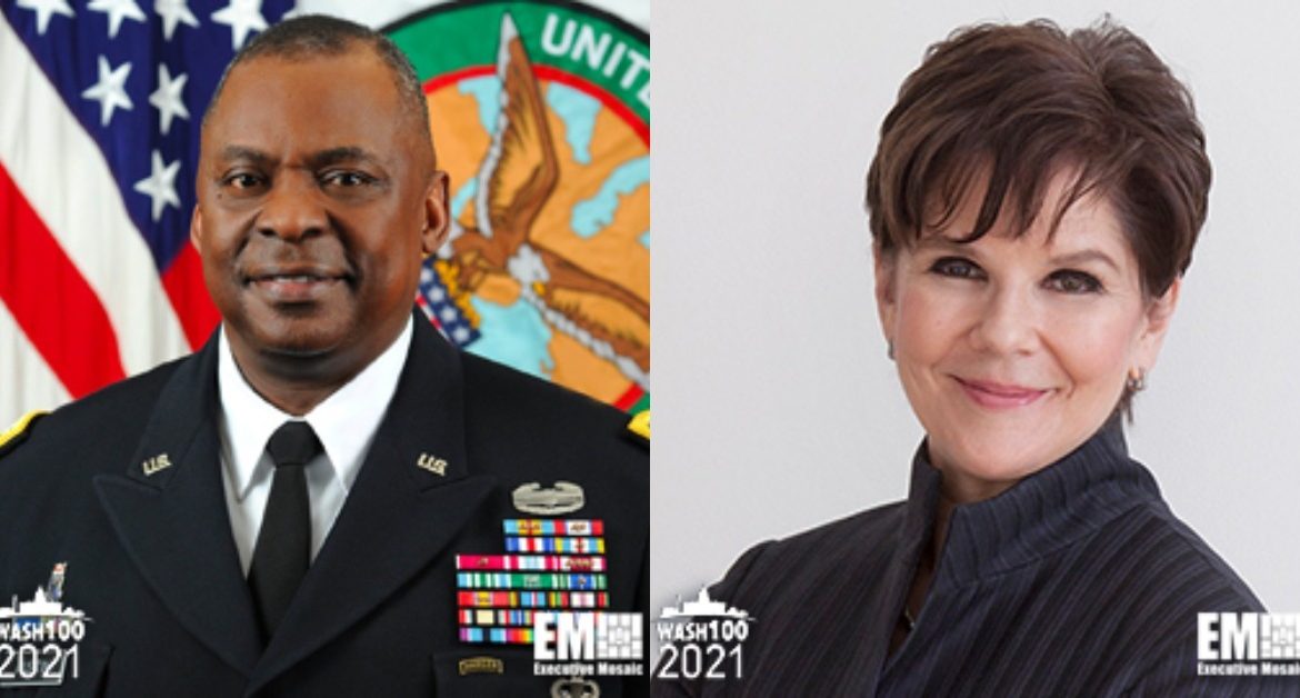 2021 Wash100 Voting Results: Defense Secretary Lloyd Austin, General Dynamics CEO Phebe Novakovic Tied for First Place; Wash100 Voting Ends on Friday