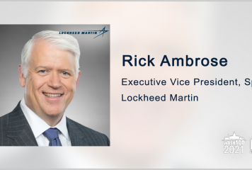 Lockheed Releases Tactical ISR Satellite Product Line; Rick Ambrose Quoted