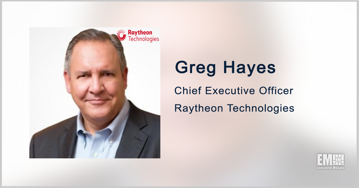 Raytheon Reports $15B in Q1 Sales, $65B Defense Backlog; Greg Hayes Quoted