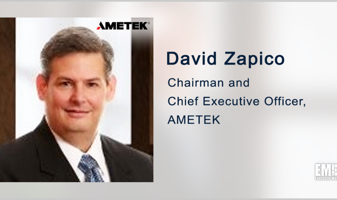 Ametek Buys NSI-MI Technologies for $230M; David Zapico Quoted