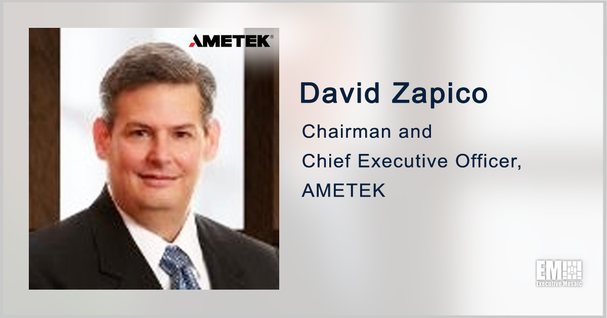 Ametek Buys NSI-MI Technologies for $230M; David Zapico Quoted