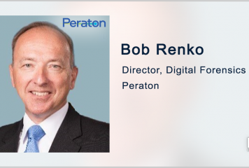 Bob Renko, Peraton’s Digital Forensics Director, to Moderate Cybersecurity Panel at GCW Event