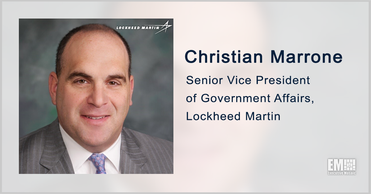 Christian Marrone Elevates to Lockheed SVP Role