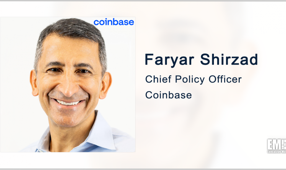 Faryar Shirzad Named Coinbase Chief Policy Officer