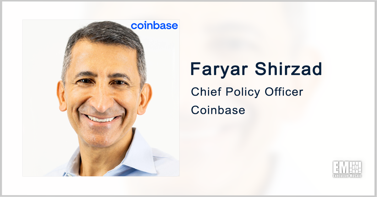 Faryar Shirzad Named Coinbase Chief Policy Officer