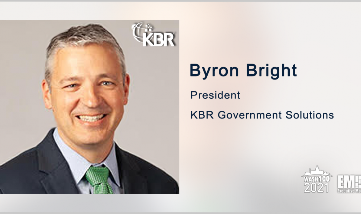 KBR to Help DLA Maintain Fuel Systems at DOD Facilities; Byron Bright Quoted